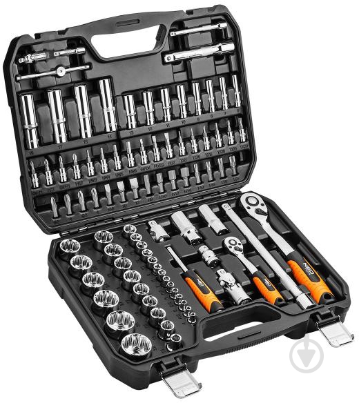 Набор головок 1/2, 1/4 NEO tools 86 шт. 08-664 - фото 1 Набор головок 1/2, 1/4 NEO tools 86 шт. 08-664 - фото 1
