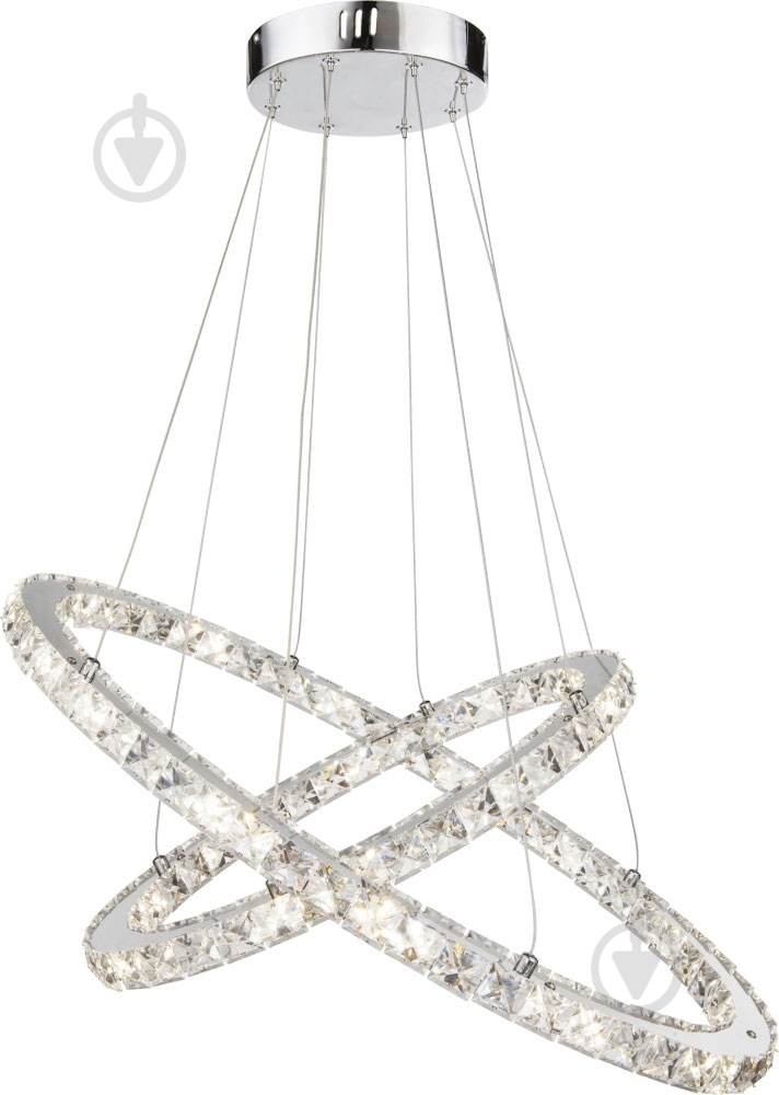 Люстра светодиодная Globo LED Marilyn I 2x24 Вт хром 67038-48A - фото 1