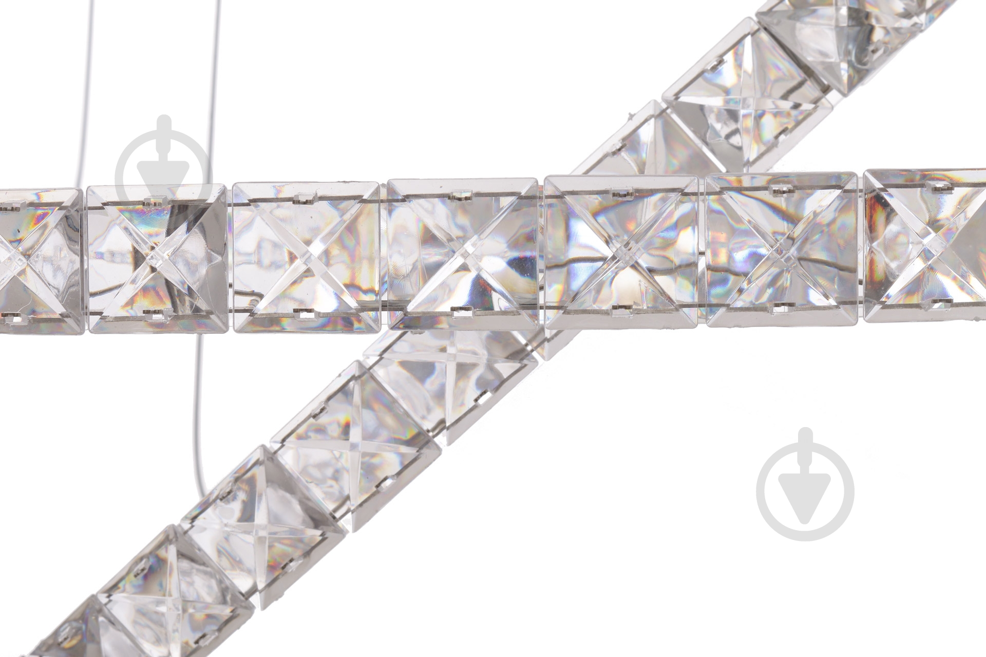Люстра светодиодная Globo LED Marilyn I 2x24 Вт хром 67038-48A - фото 4