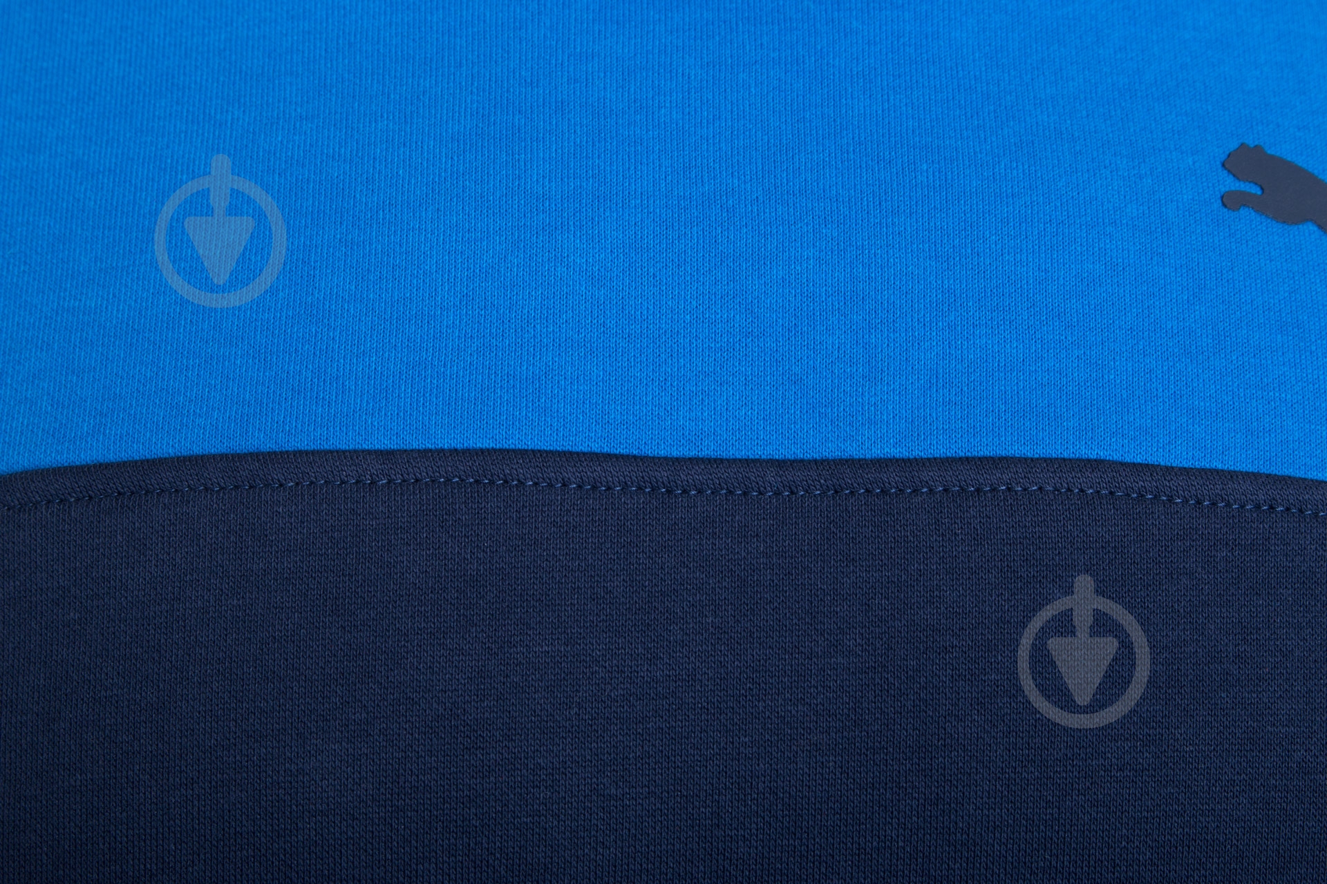 Свитшот Puma Alpha Block Crew FL 83830906 р. M синий - фото 4