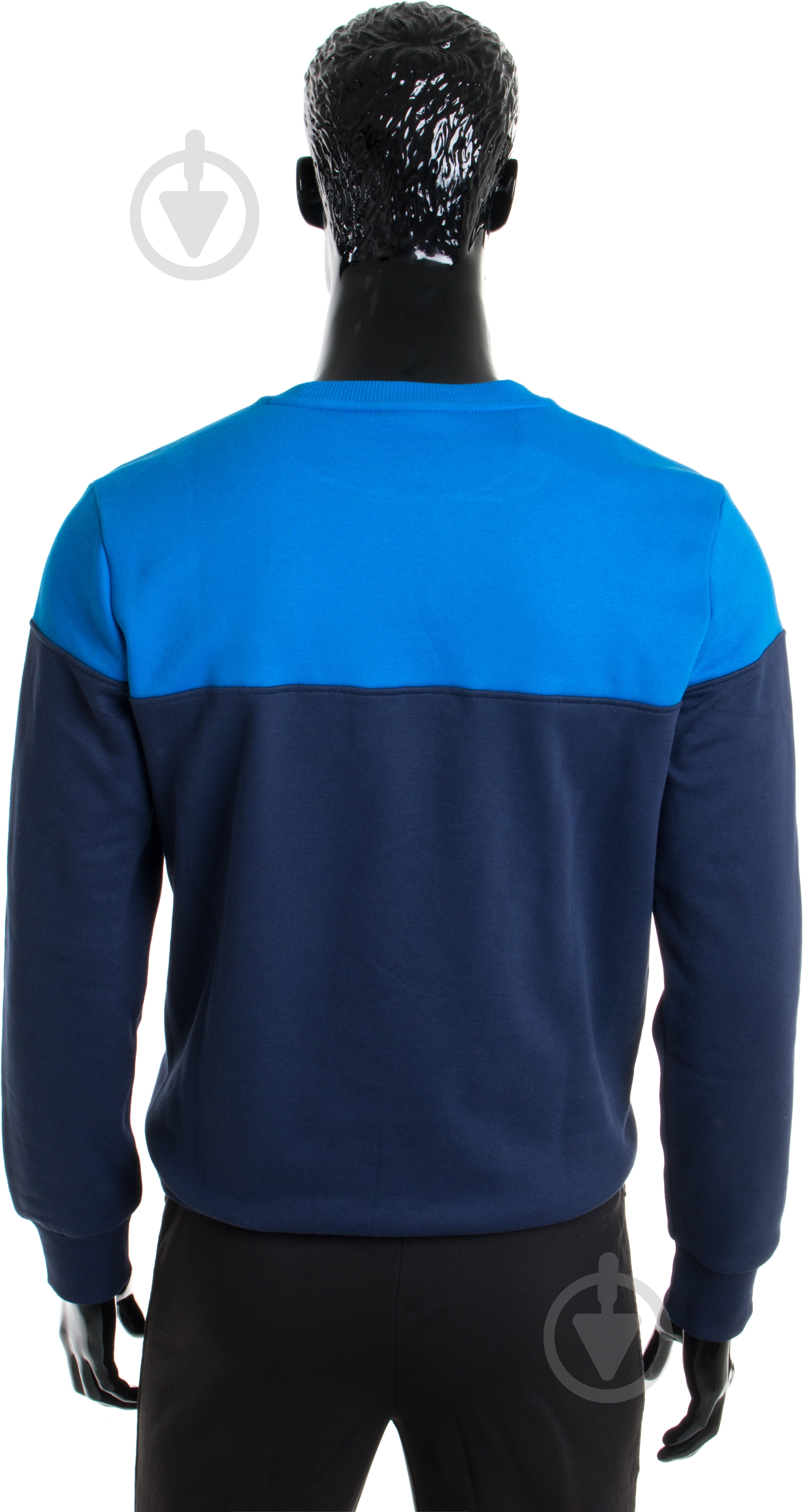 Свитшот Puma Alpha Block Crew FL 83830906 р. S синий - фото 3