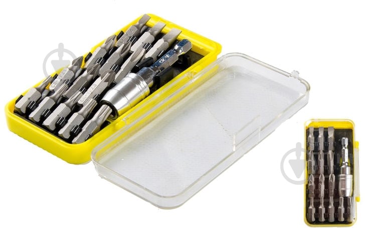 Набор бит MasterTool с держателем 15 шт. 40-0382 - фото 1