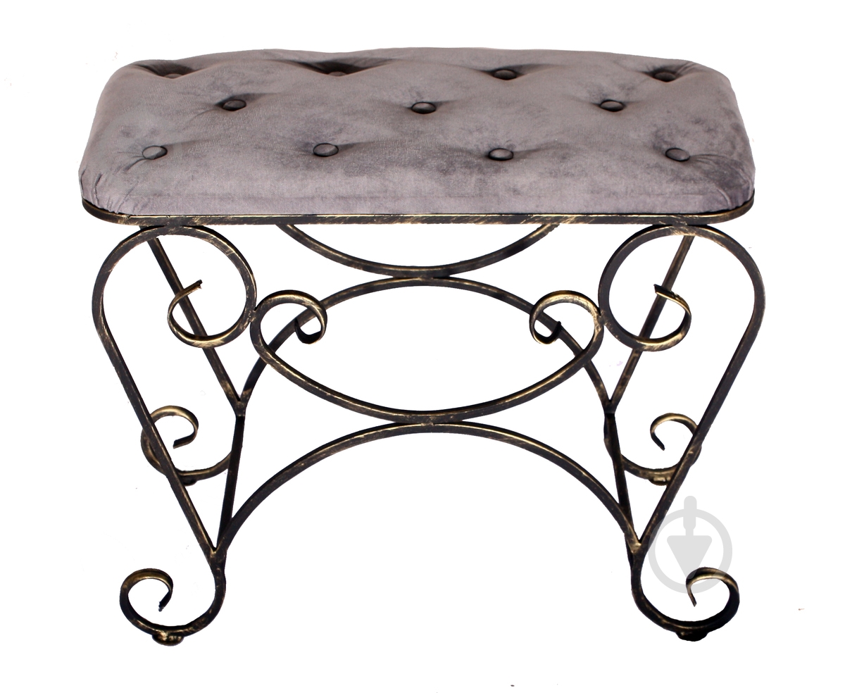 Пуф Равена 600х300х450 мм сірий - фото 2