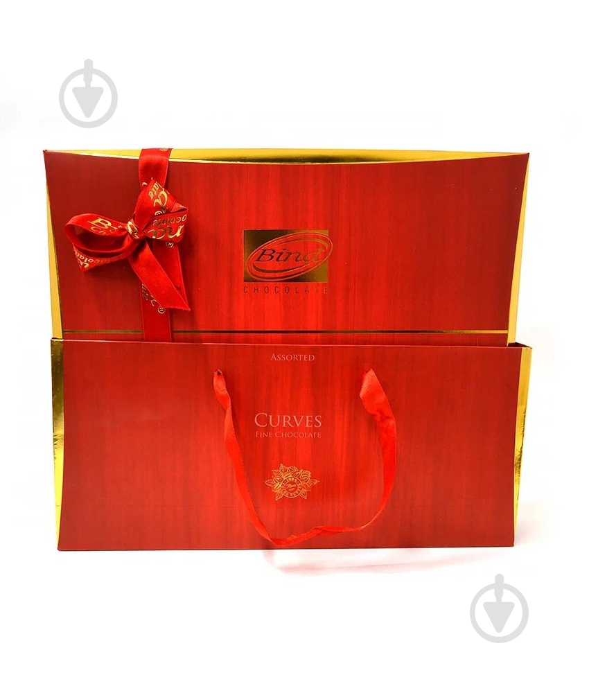 Набор конфет Bind Ассорти Красные Curves Fine Chocolate 320 г - фото 1