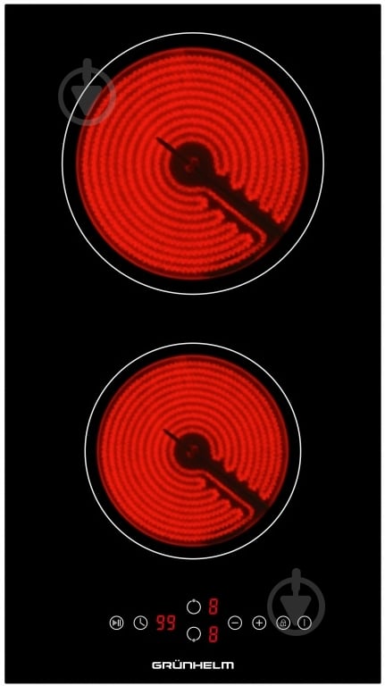 Варочная поверхность электрическая Grunhelm GPC 623 BE - фото 1