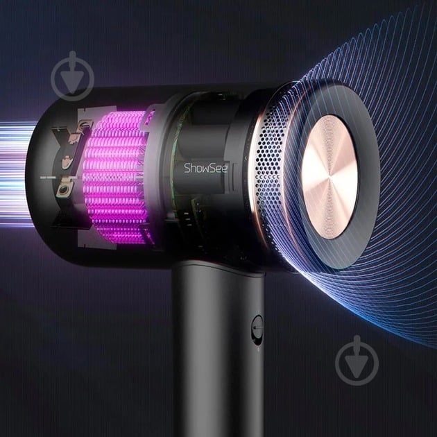 Фен ShowSee A18 Black (A18-GY) EU - фото 7 Фен ShowSee A18 Black (A18-GY) EU - фото 7