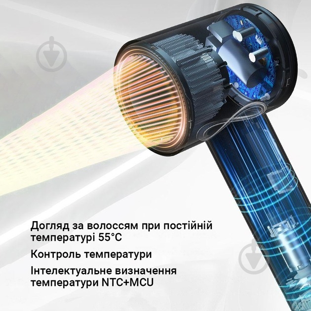 Фен ShowSee A18 Black (A18-GY) EU - фото 4 Фен ShowSee A18 Black (A18-GY) EU - фото 4