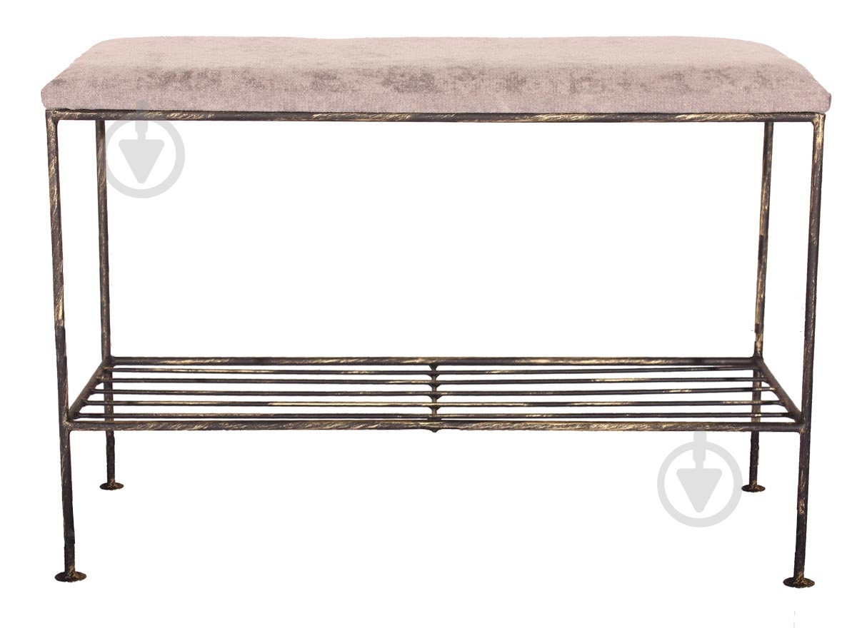 Банкетка Метал Арт София-2 700x300x480 мм коричневый - фото 1