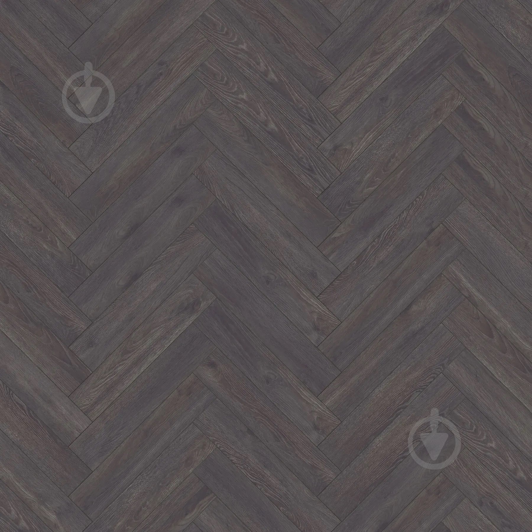 Ламинат елочка Kronotex Herringbone elba oak black 32/АС4/8 мм (6010) - фото 2
