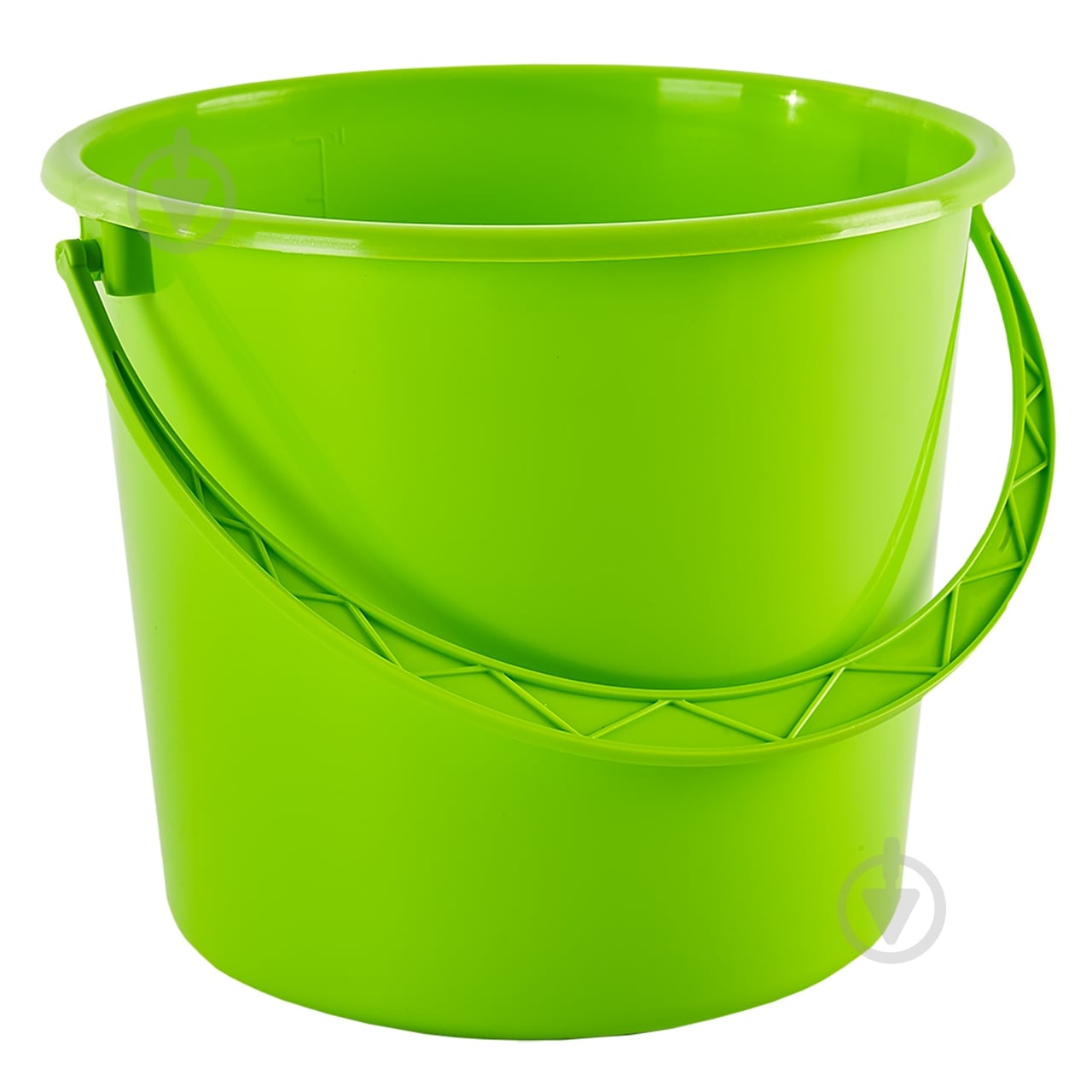 Відро звичайне Алеана кругле 10 л оливковий - фото 1