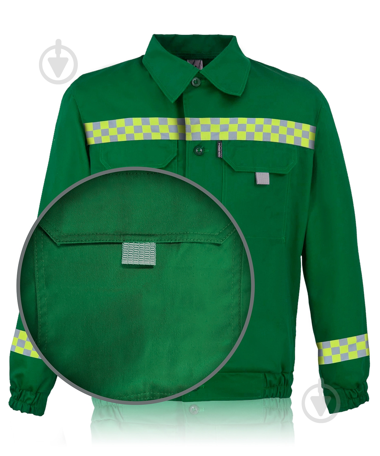 Куртка рабочая Торнадо Сервис 2 р. 60-62 рост 5-6 01051-01к-60-5 зеленый - фото 5