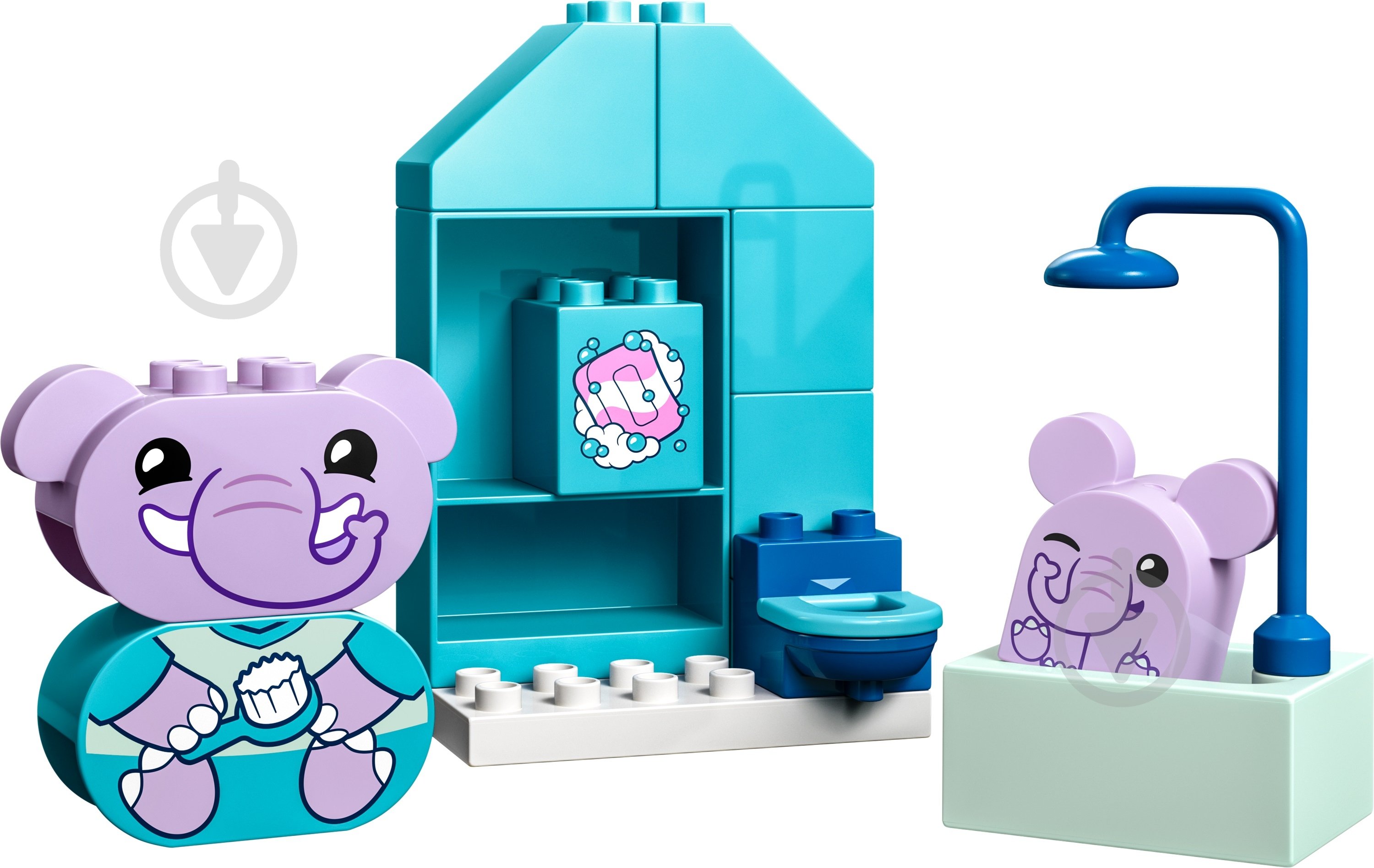 Конструктор LEGO DUPLO Повседневные процедуры: Время принимать ванну 10413 - фото 3 Конструктор LEGO DUPLO Повседневные процедуры: Время принимать ванну 10413 - фото 3