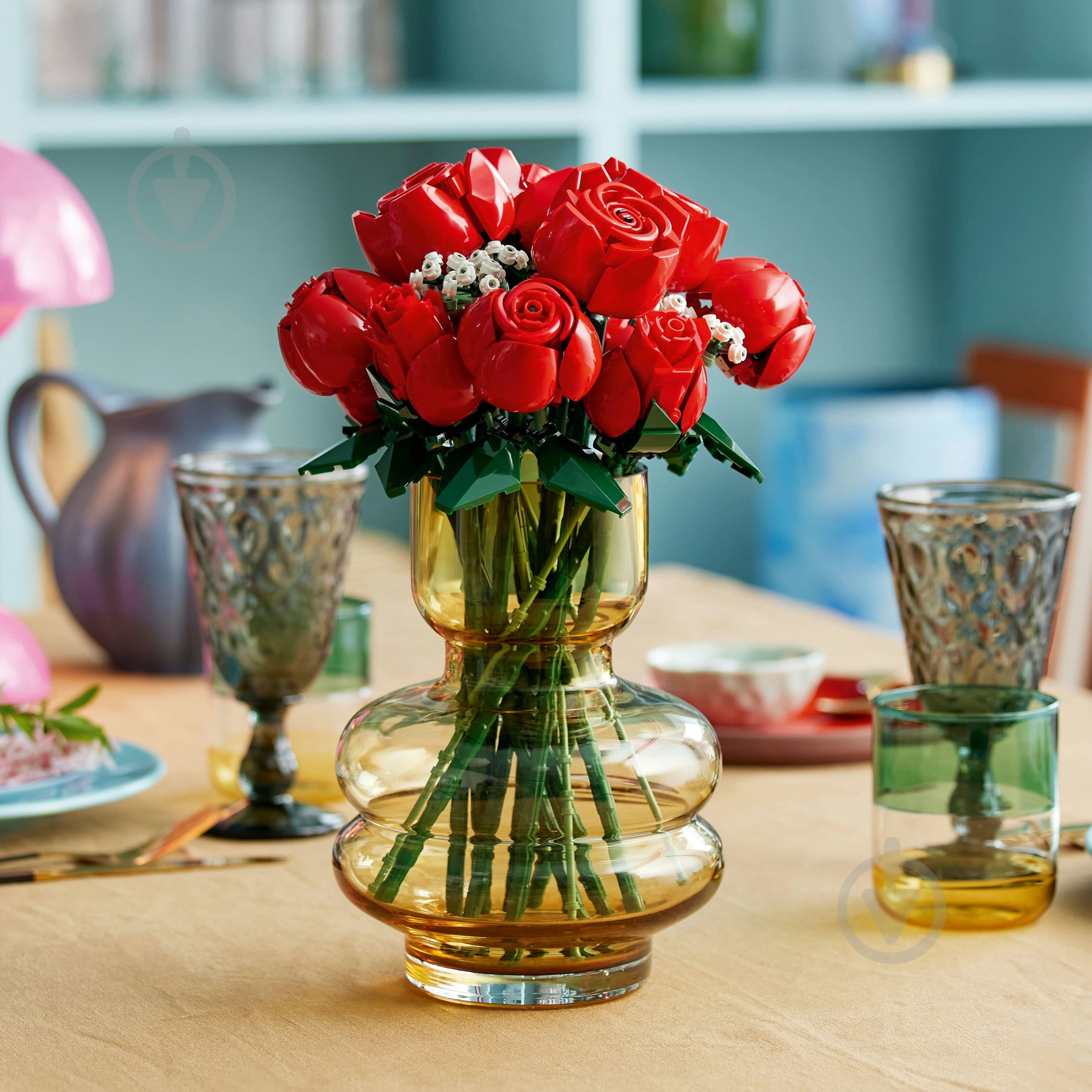 Конструктор LEGO Icons Букет роз 10328 - фото 6