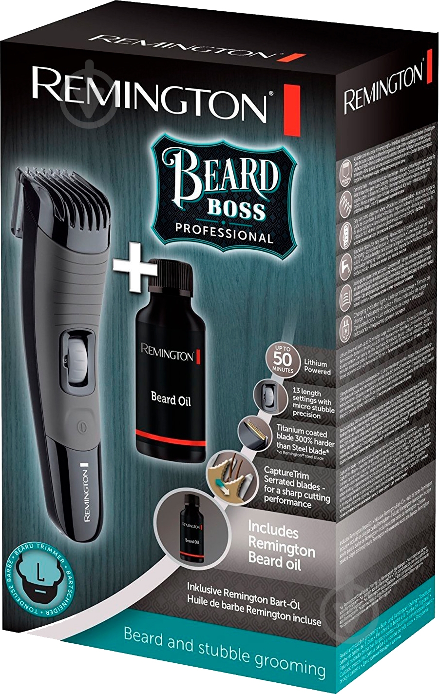 Триммер Remington MB4137GP Beard Boss - фото 3 Триммер Remington MB4137GP Beard Boss - фото 3