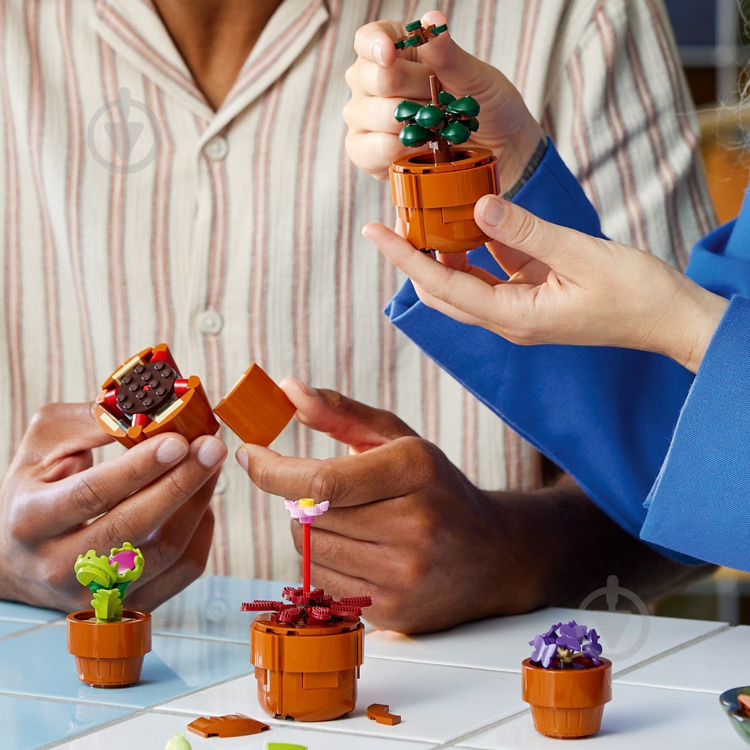 Конструктор LEGO Icons Мініатюрні рослини 10329 - фото 6 Конструктор LEGO Icons Мініатюрні рослини 10329 - фото 6