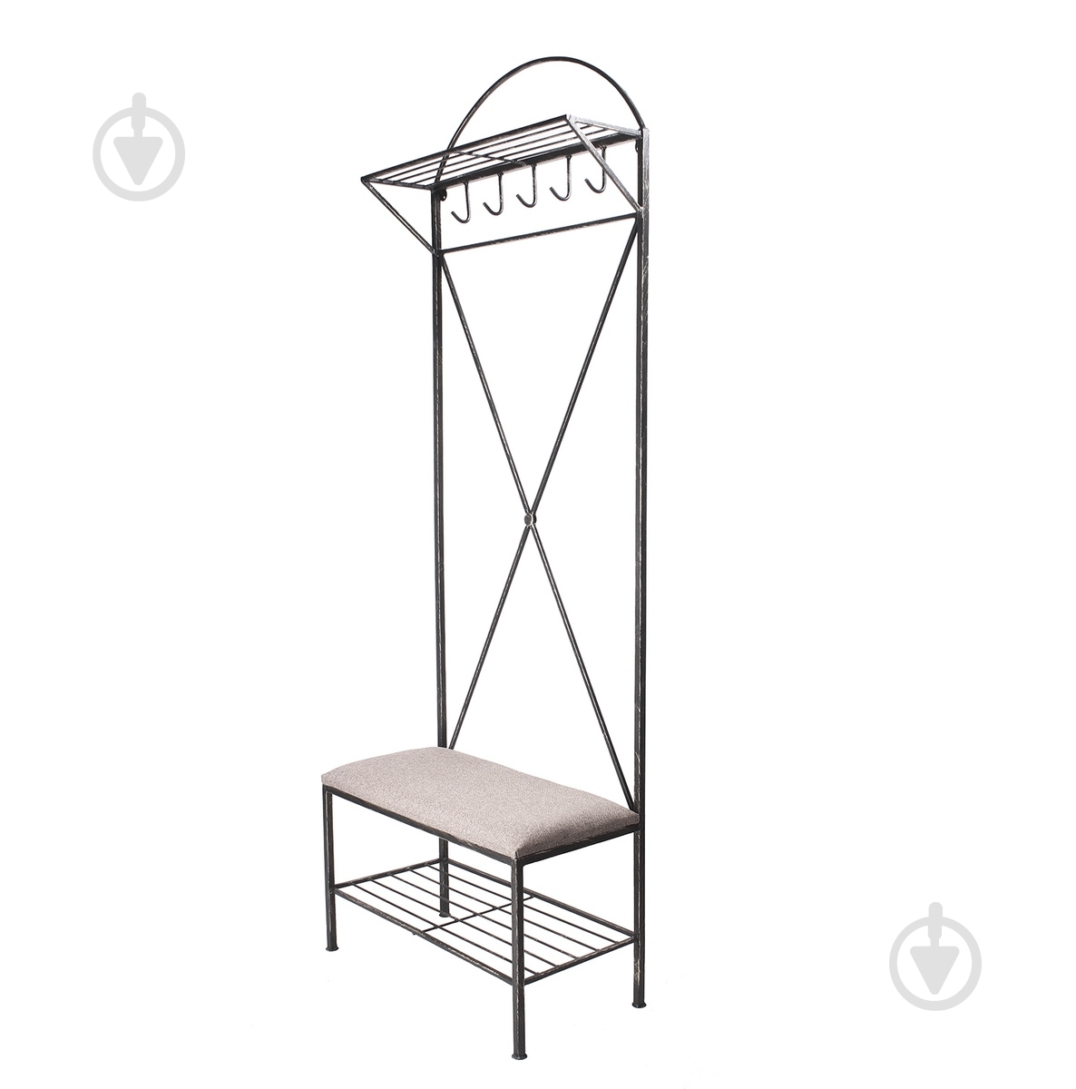 Вешалка для одежды Метал Арт Марс черный - фото 1