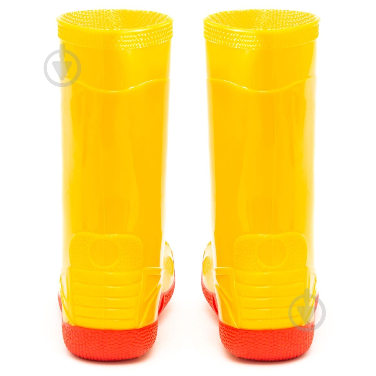 Сапоги резиновые для девочек Oldcom VIVID размер 33-34 желтый с красным - фото 3