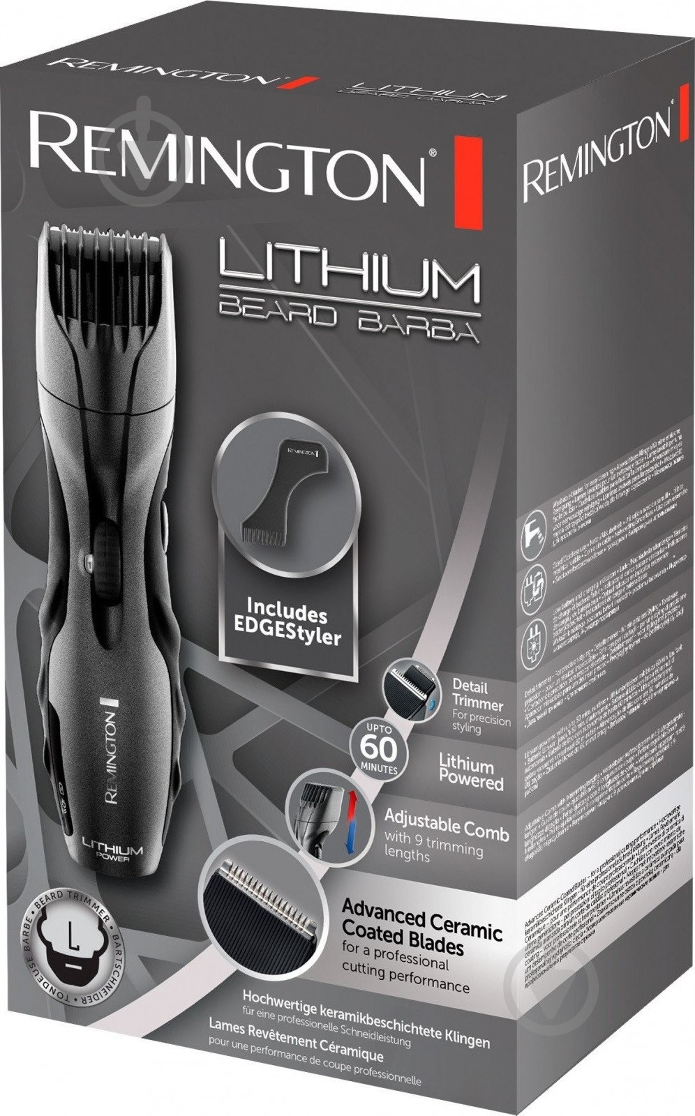 Триммер для бороды и усов Remington MB350L Lithium Beard Barba - фото 3