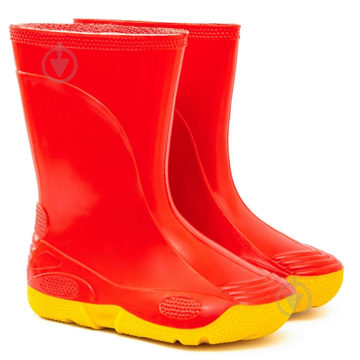Чоботи гумові для дівчаток Oldcom VIVID розмір 33-34 червоний із жовтим - фото 2 Чоботи гумові для дівчаток Oldcom VIVID розмір 33-34 червоний із жовтим - фото 2