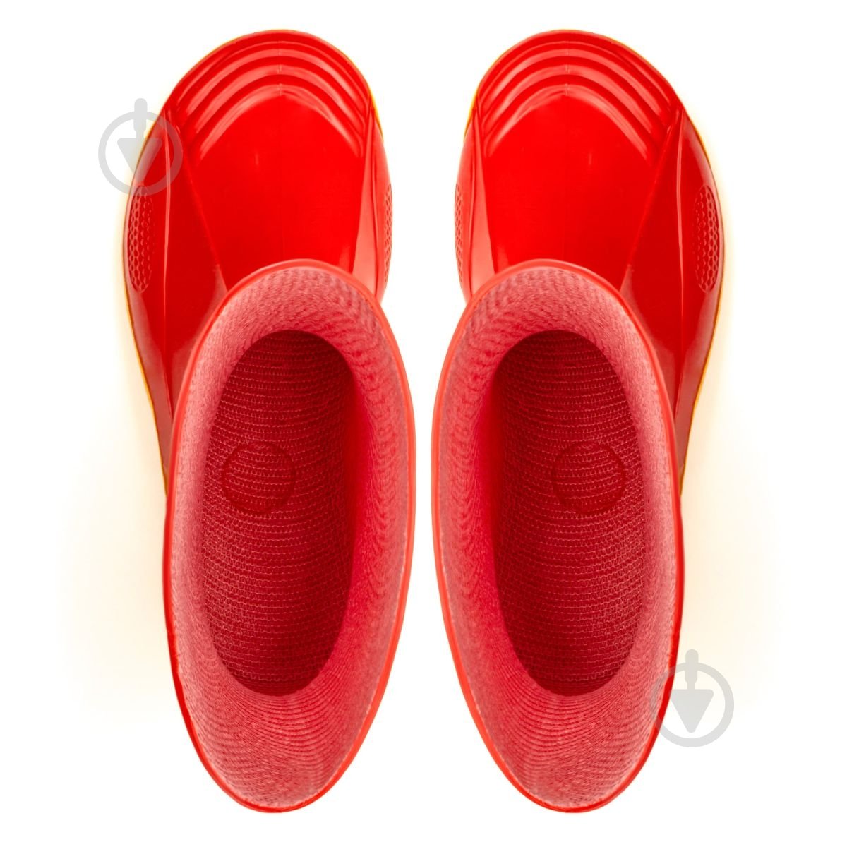 Чоботи гумові для дівчаток Oldcom VIVID розмір 33-34 червоний із жовтим - фото 4 Чоботи гумові для дівчаток Oldcom VIVID розмір 33-34 червоний із жовтим - фото 4