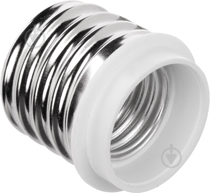 Патрон-перехідник Е40-Е27 E.NEXT E27 пластик білий s9100020 - фото 2