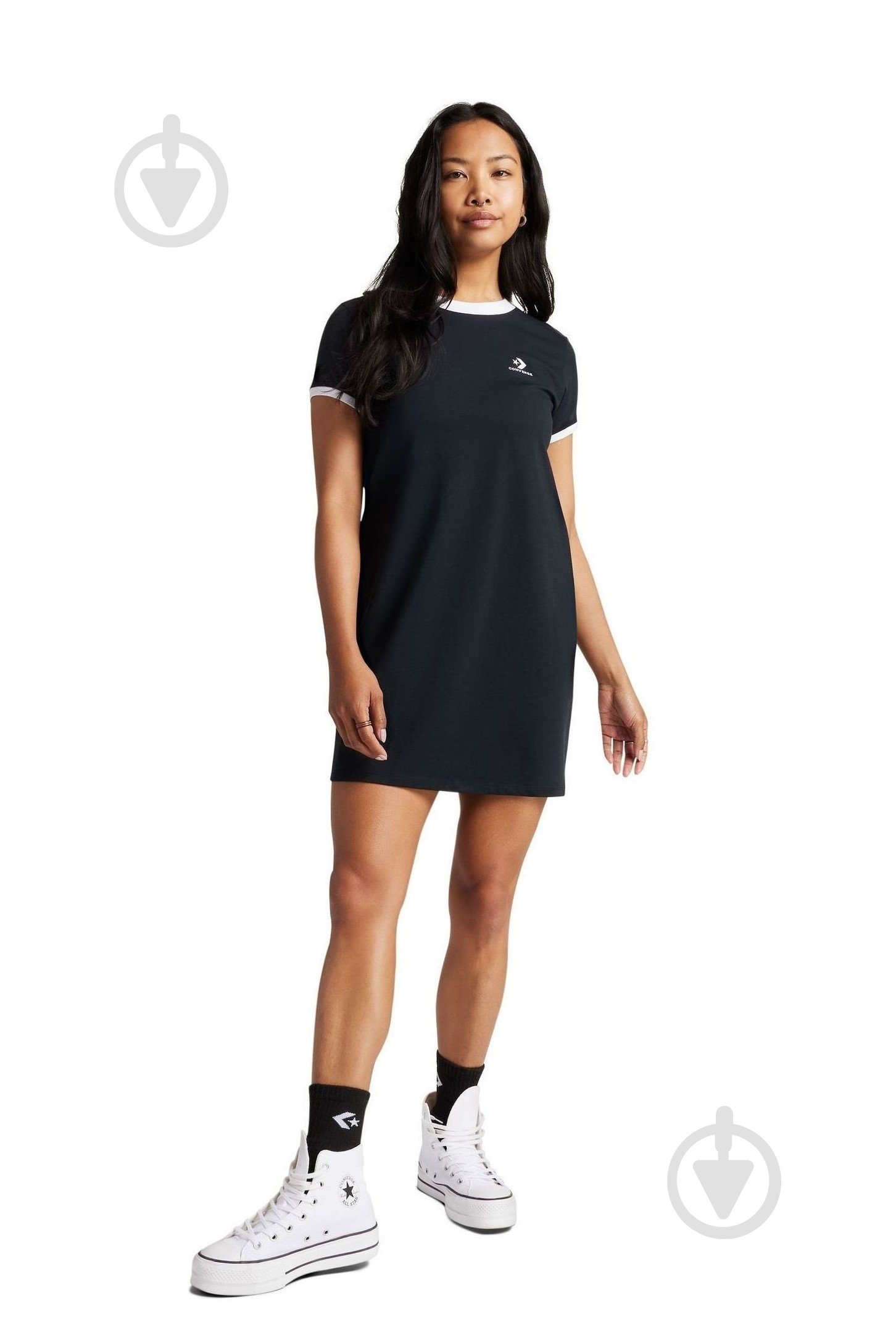 Платье Converse STAR CHEVRON TEE DREE 10027377-001 р.M черный - фото 4