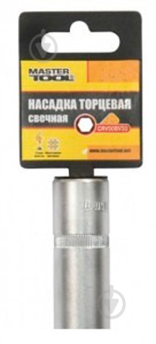 Головка торцева свічкова MasterTool 1/2" 16 мм CRV 78-1116 - фото 2 Головка торцева свічкова MasterTool 1/2" 16 мм CRV 78-1116 - фото 2