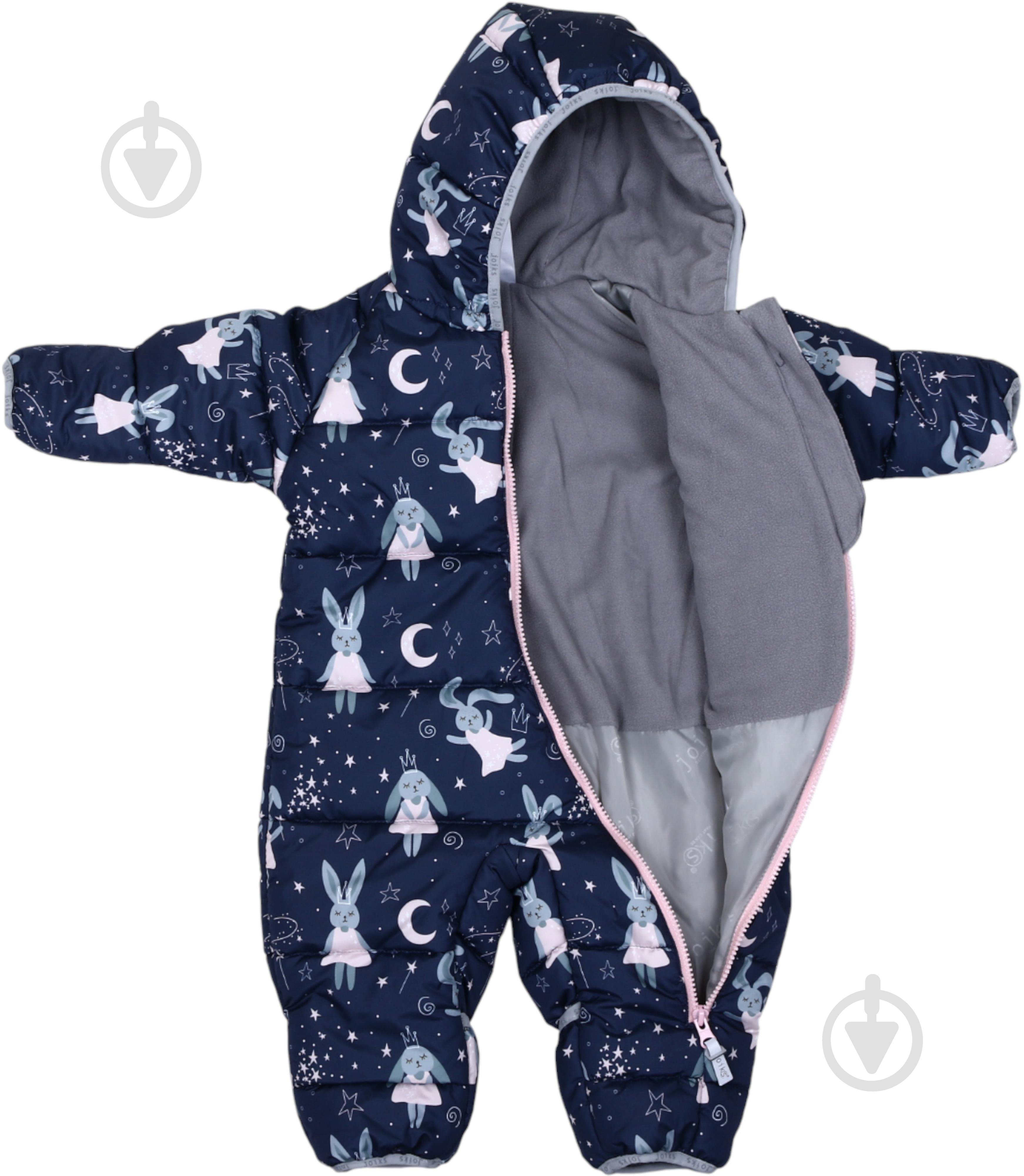 Комбинезон для девочек JOIKS р.68-74 коричневый KGE-47/e - фото 6