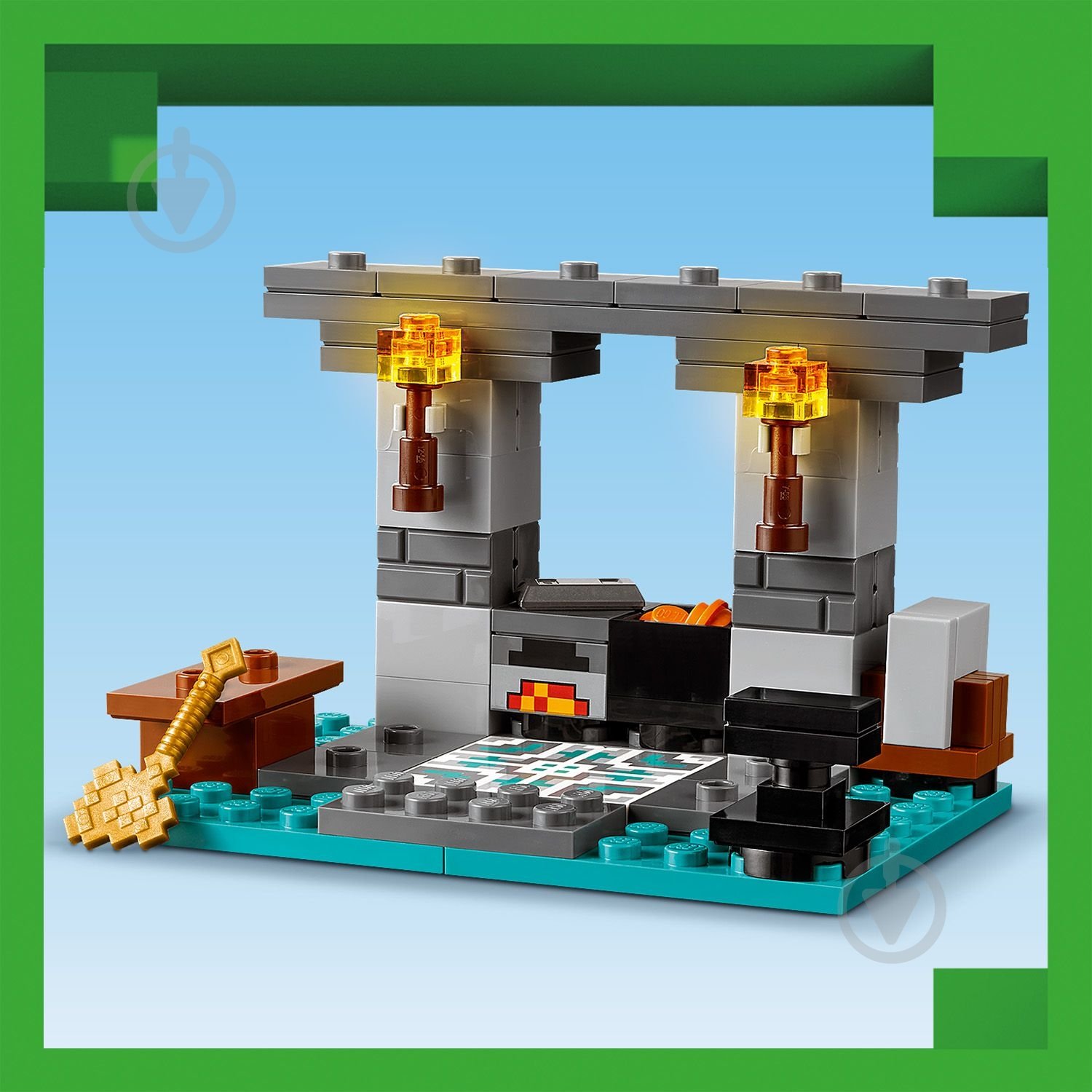 Конструктор LEGO Minecraft Зброярня 21252 - фото 7