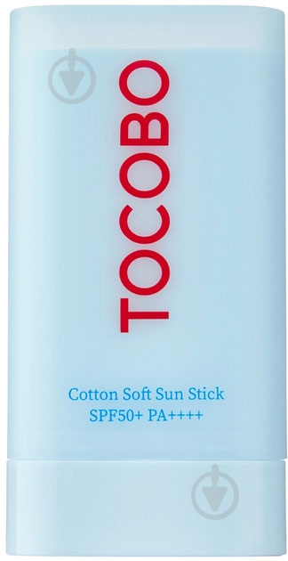Крем сонцезахисний TOCOBO Cotton Soft Sun Stick SPF50+ PA++++ 19 мл - фото 1