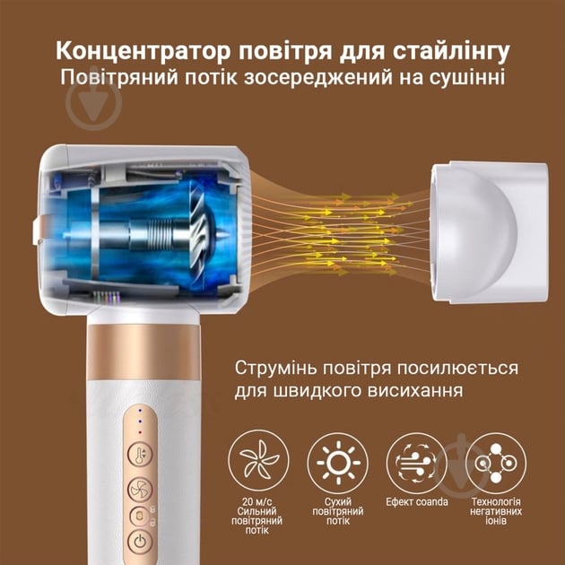 Стайлер Inspire для волосся WT-626-A 7 в 1 - фото 4