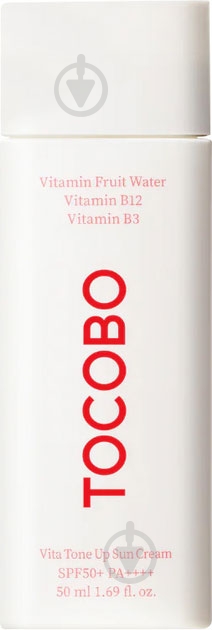 Крем солнцезащитный TOCOBO Vita Tone Up Sun Cream Вирівнює тон SPF 50+/PA++++ 50 мл - фото 1 Крем солнцезащитный TOCOBO Vita Tone Up Sun Cream Вирівнює тон SPF 50+/PA++++ 50 мл - фото 1