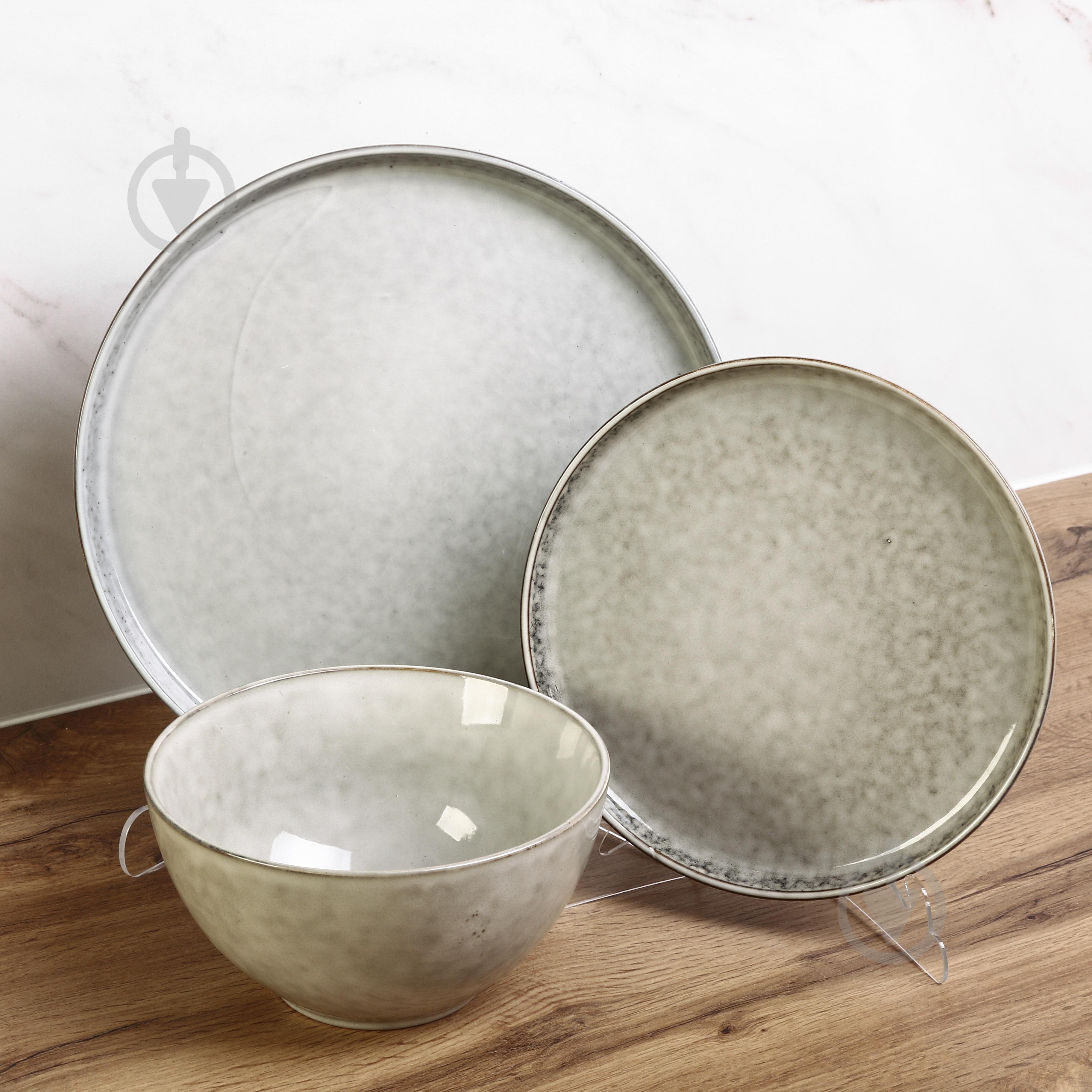 Тарілка обідня Fiora Obsidian 21,5 см - фото 3