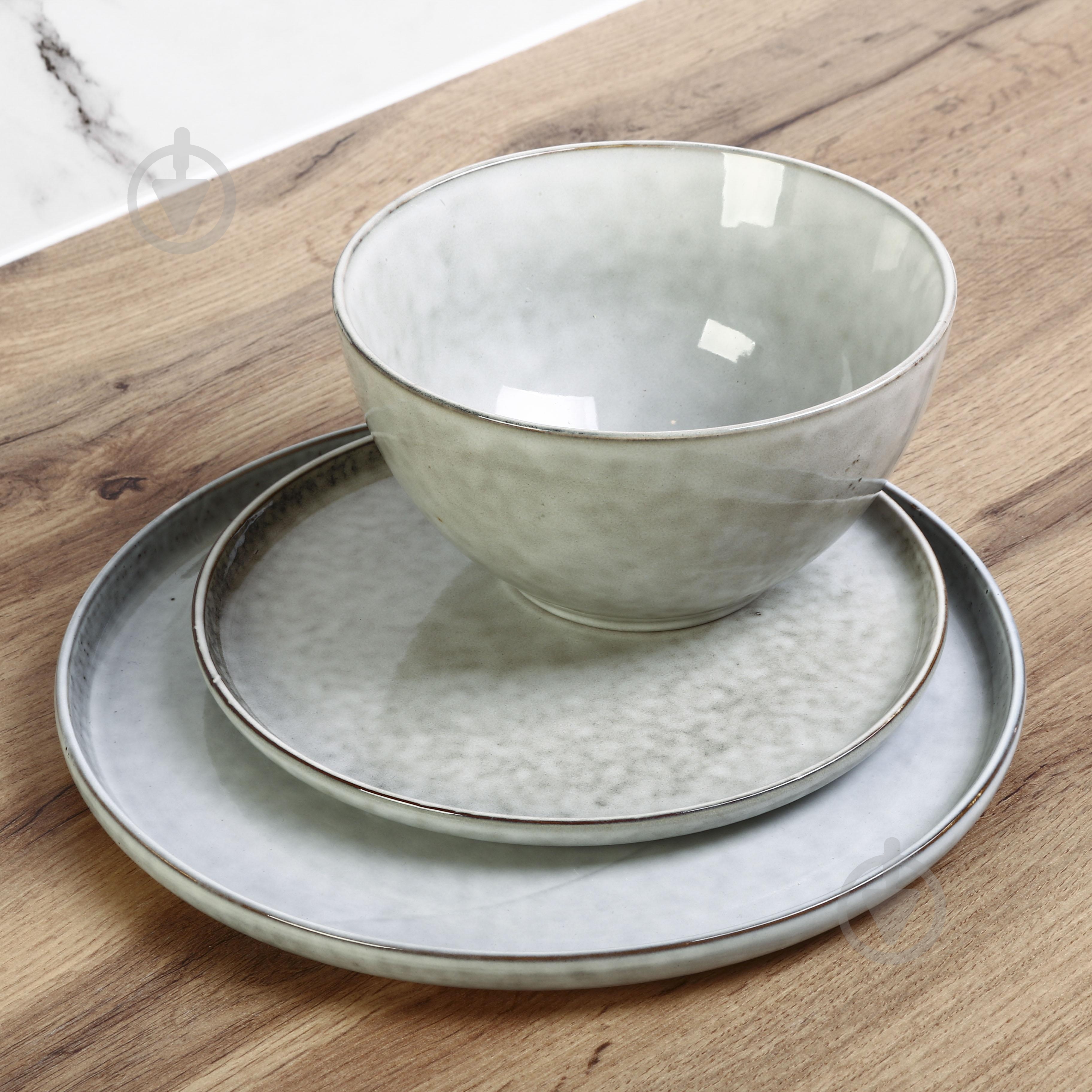 Тарілка обідня Fiora Obsidian 21,5 см - фото 4