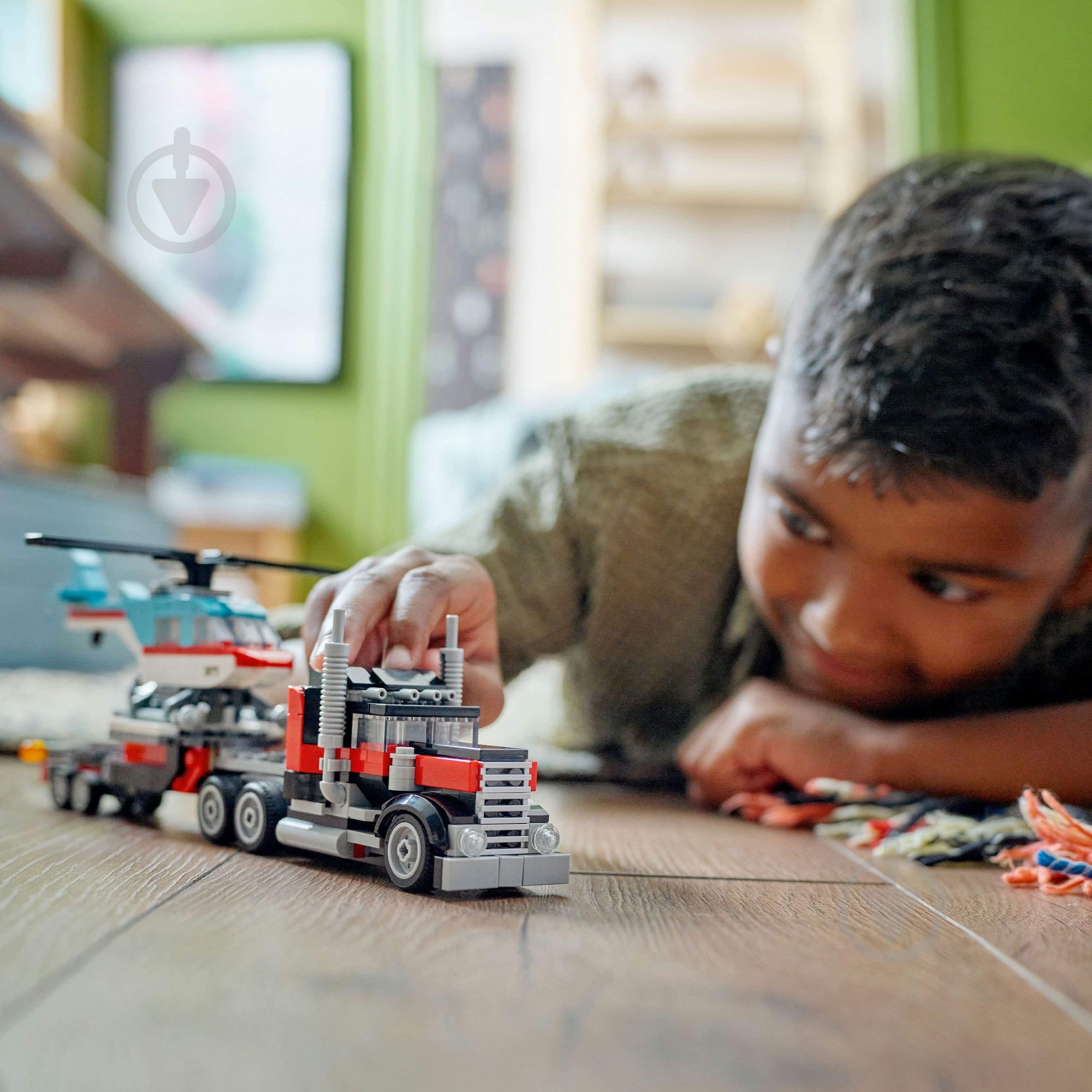 Конструктор LEGO Creator Бортова вантажівка з гелікоптером 31146 - фото 4