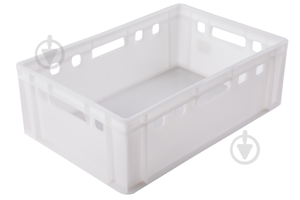 Ящик Пласт-Бокс E-2 білий - фото 1 Ящик Пласт-Бокс E-2 білий - фото 1