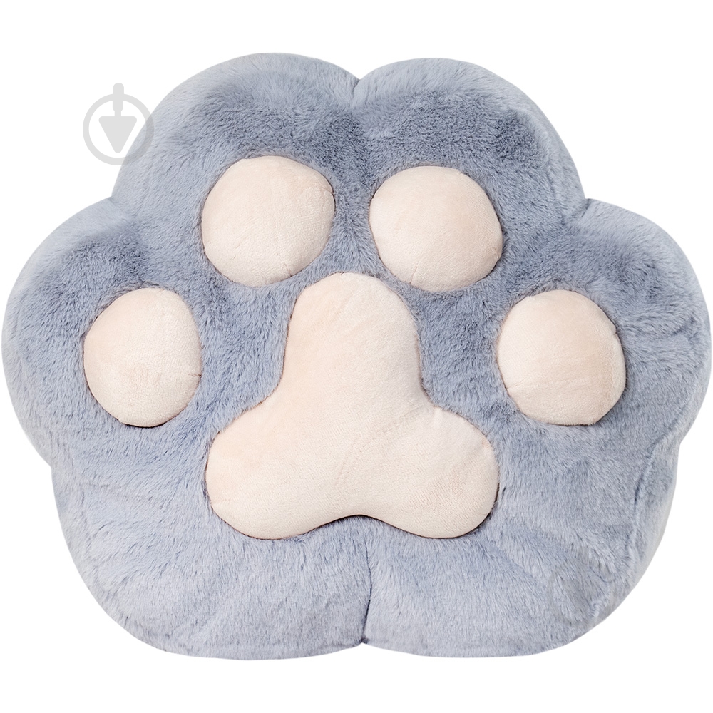 Подушка декоративна Лапка 22x40 см сірий Stip - фото 1 Подушка декоративна Лапка 22x40 см сірий Stip - фото 1