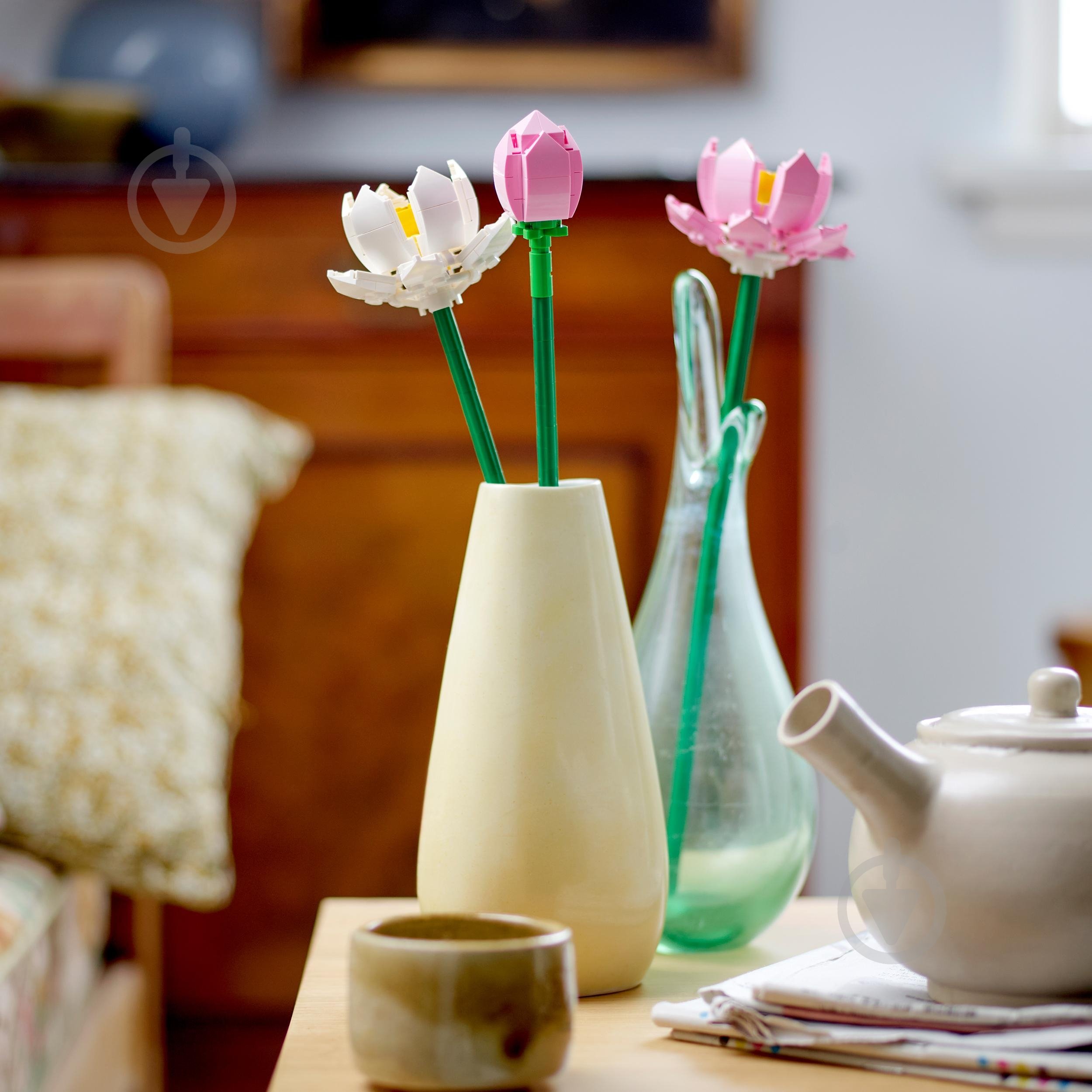 Конструктор LEGO Botanical Квіти лотоса 40647 - фото 4