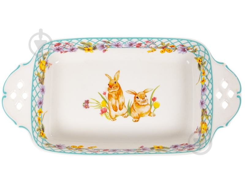 Блюдо прямоугольное Lefard Funny Bunny 30,5х15,5х5,5 см 985-182 - фото 2 Блюдо прямоугольное Lefard Funny Bunny 30,5х15,5х5,5 см 985-182 - фото 2