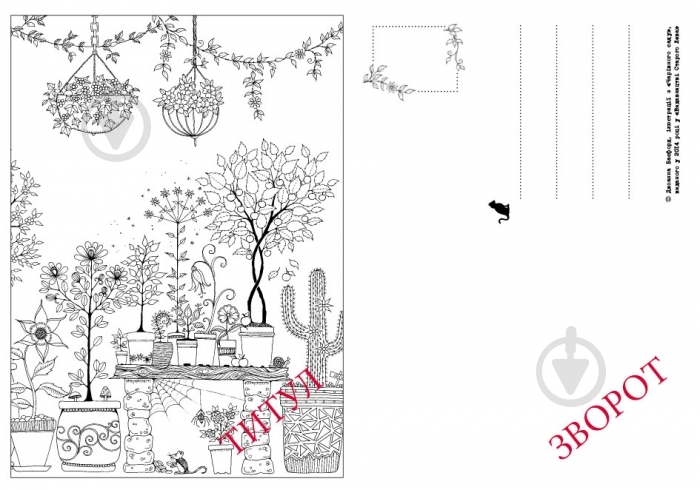 Книга Джоанна Басфорд «Чарівний сад. 20 листівок» 978-617-679-111-9 - фото 4