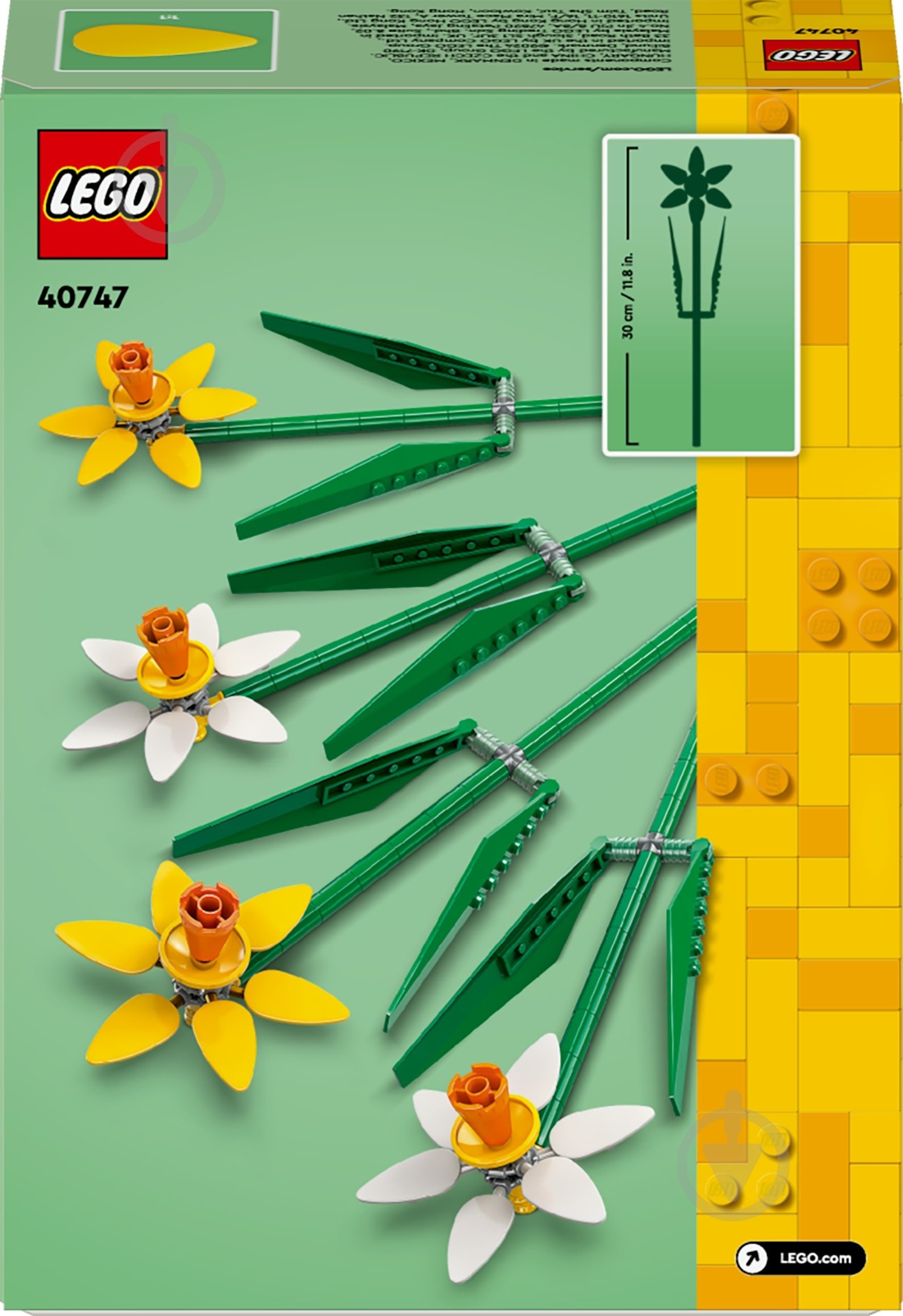 Конструктор LEGO Botanical Нарциси 40747 - фото 2 Конструктор LEGO Botanical Нарциси 40747 - фото 2