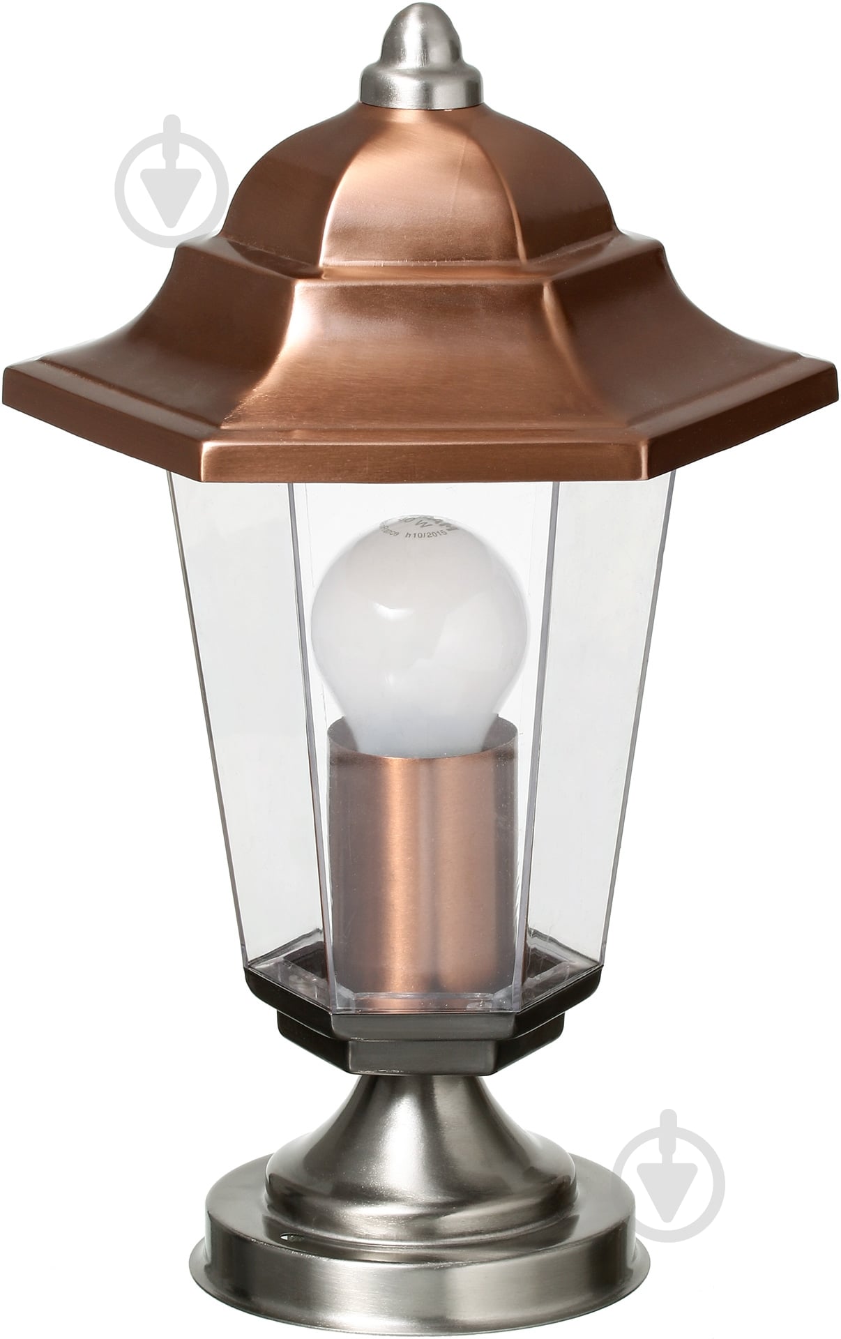 Ліхтарний стовп Crystal Lux E27 60 Вт IP44 міднийхром Chicago/TL Copper - фото 1 Ліхтарний стовп Crystal Lux E27 60 Вт IP44 міднийхром Chicago/TL Copper - фото 1
