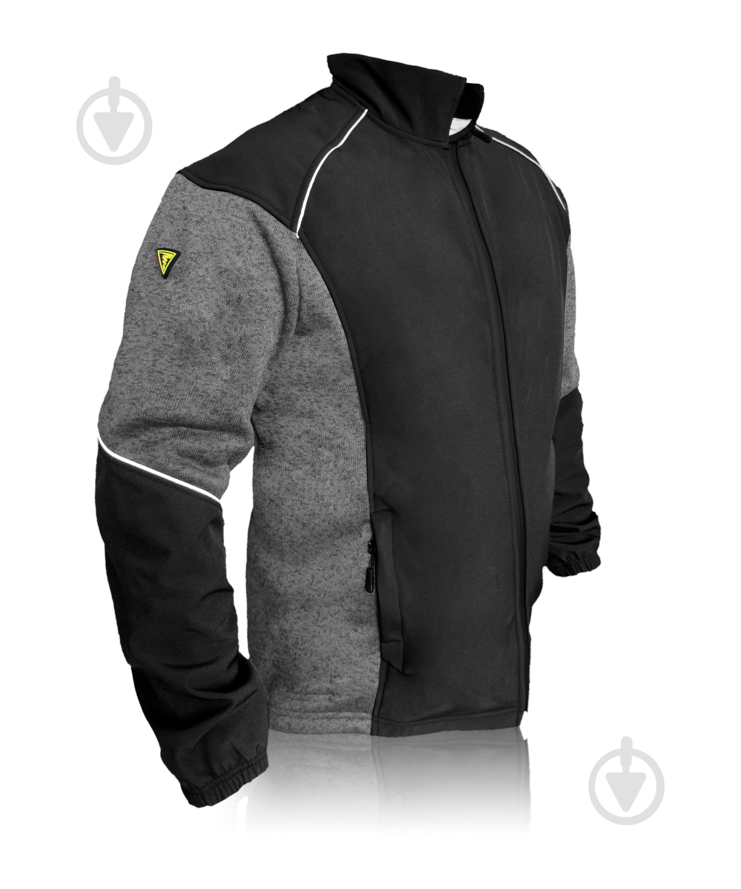 Куртка TORNADO Софтшелл р. XL рост 3-4 34123-11-1-52-3 черный с серым - фото 4