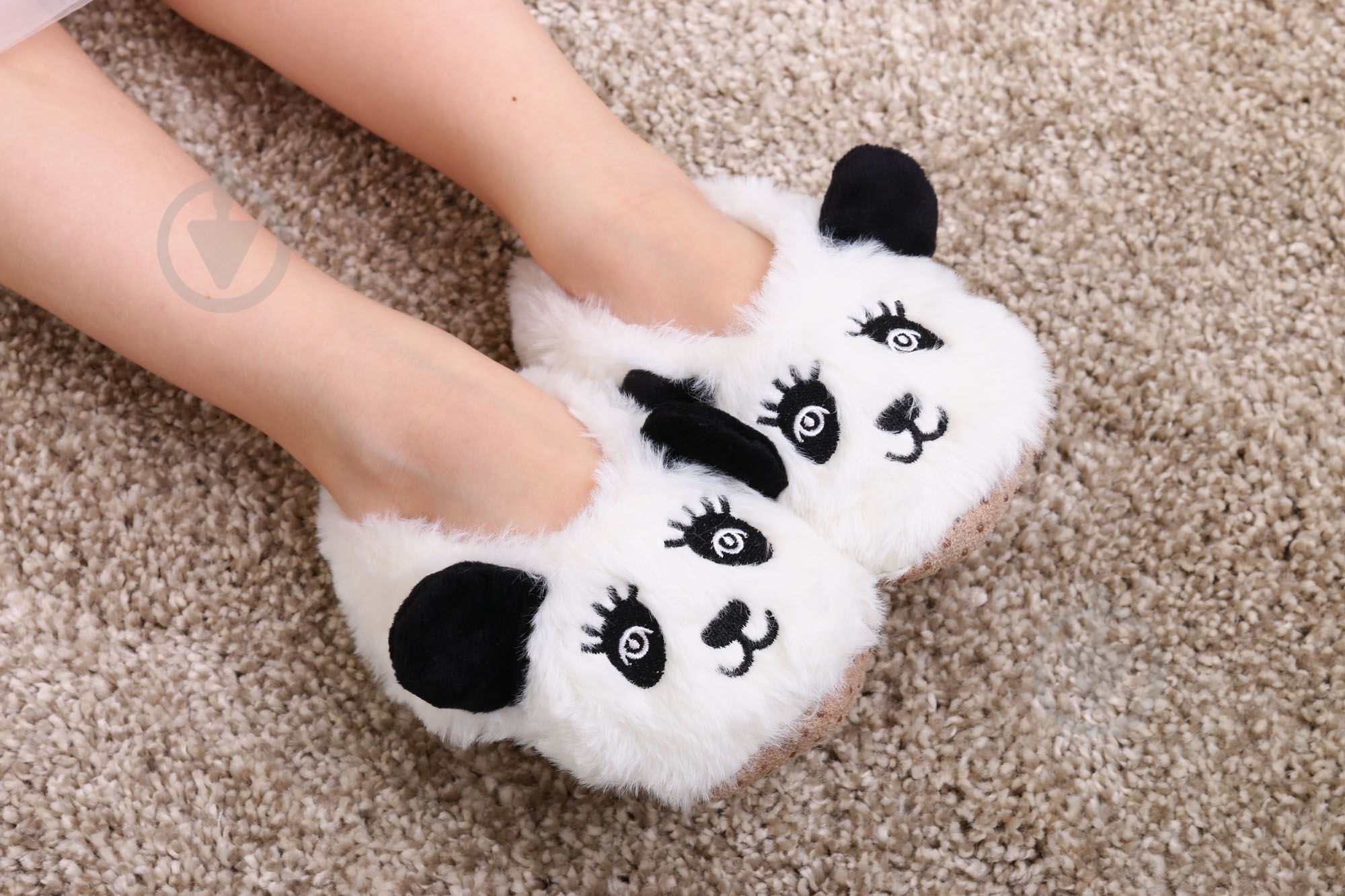 Капці дитячі унісекс Maxwin KIDS Звірята Панда р.26-28 білий - фото 10