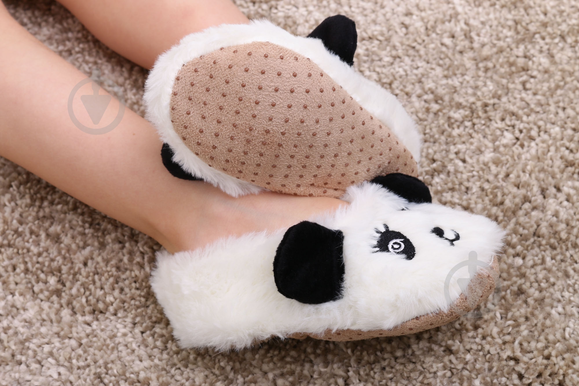 Капці дитячі унісекс Maxwin KIDS Звірята Панда р.26-28 білий - фото 11