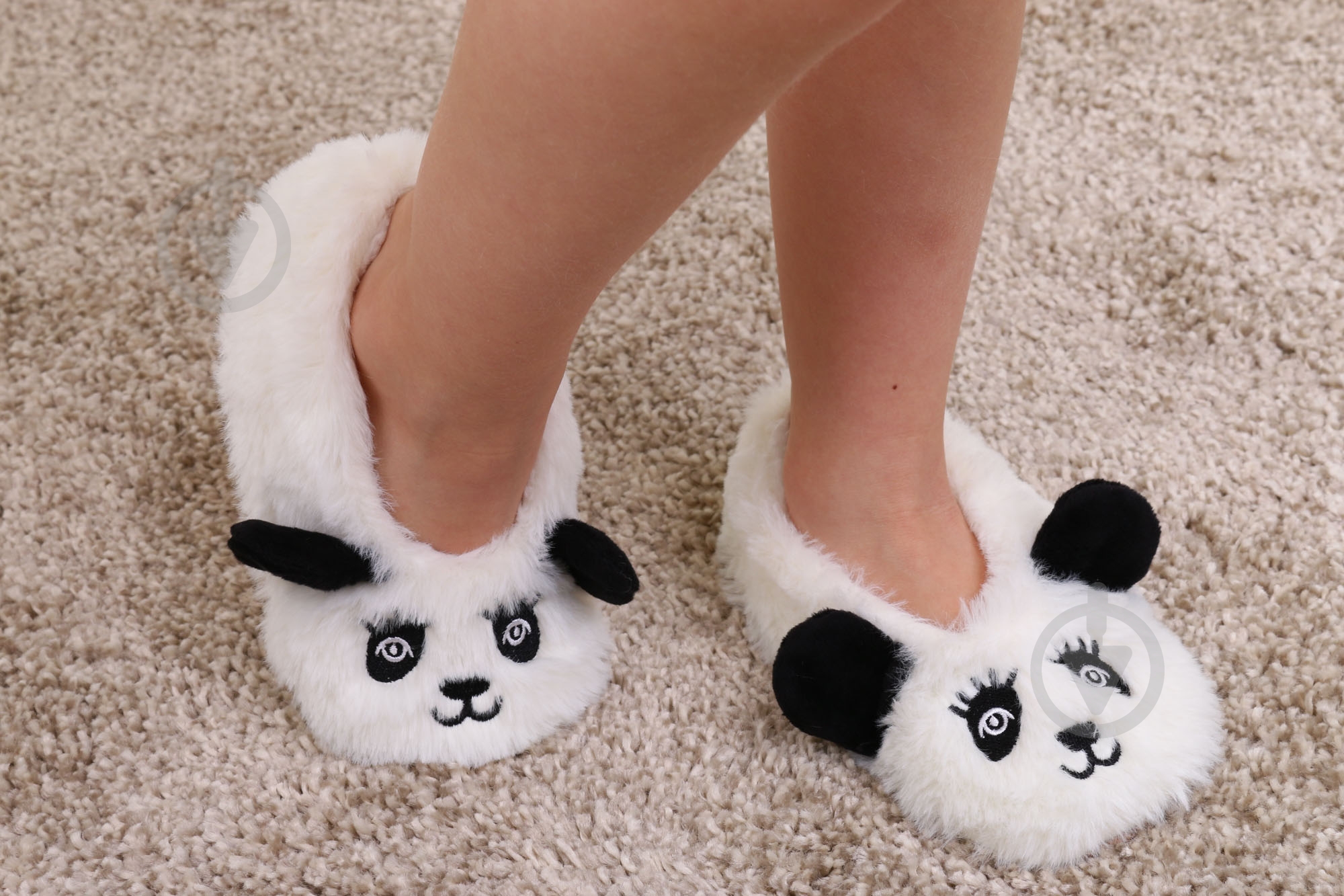 Капці дитячі унісекс Maxwin KIDS Звірята Панда р.26-28 білий - фото 15