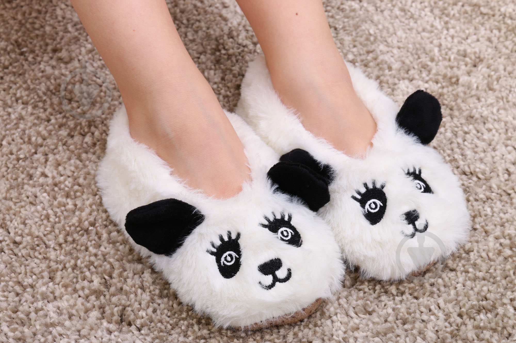 Капці дитячі унісекс Maxwin KIDS Звірята Панда р.26-28 білий - фото 8