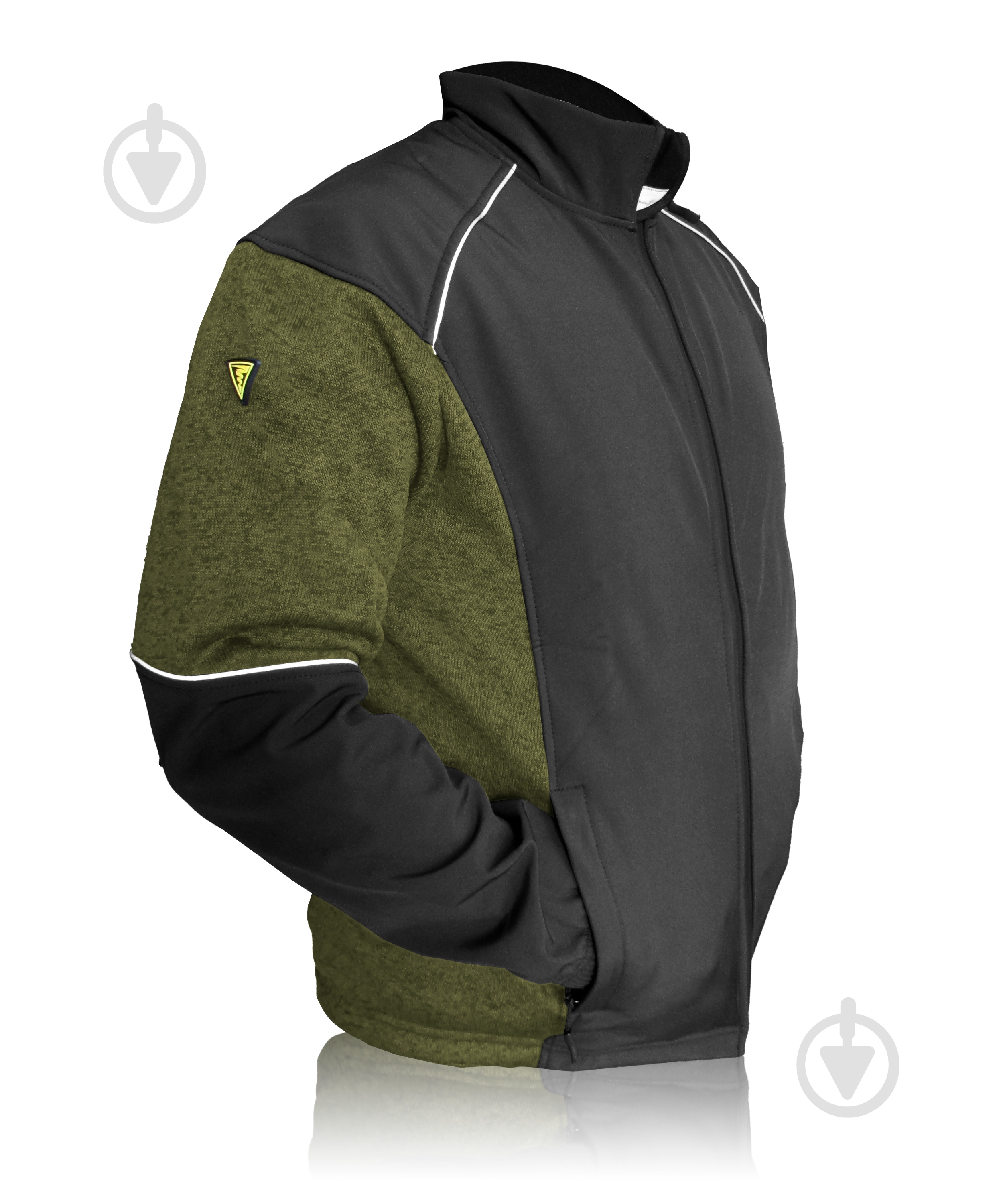 Куртка TORNADO Софтшелл р. XL зріст 5-6 34123-10-9-52-5 оливковий/чорний - фото 2