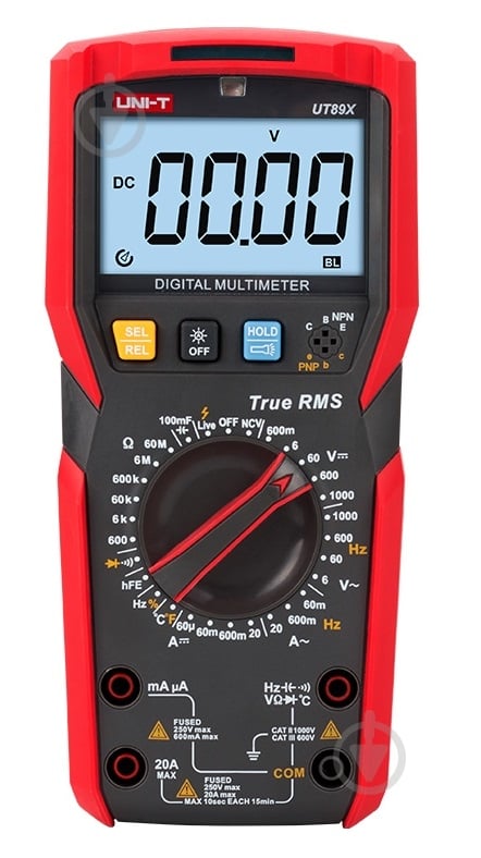 Мультиметр цифровой UNI-T UT89X - фото 1