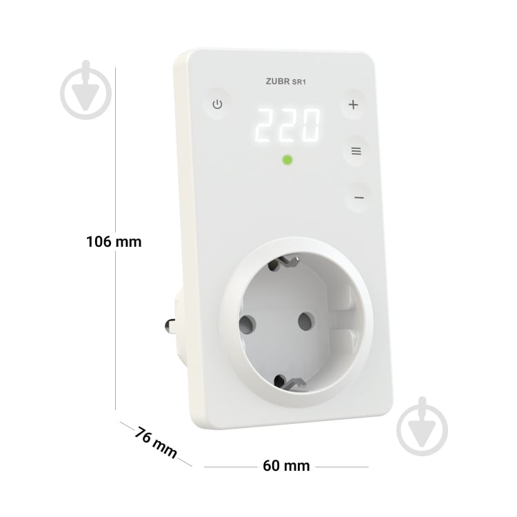 Реле напруги ZUBR SR1 в розетку - фото 5 Реле напруги ZUBR SR1 в розетку - фото 5